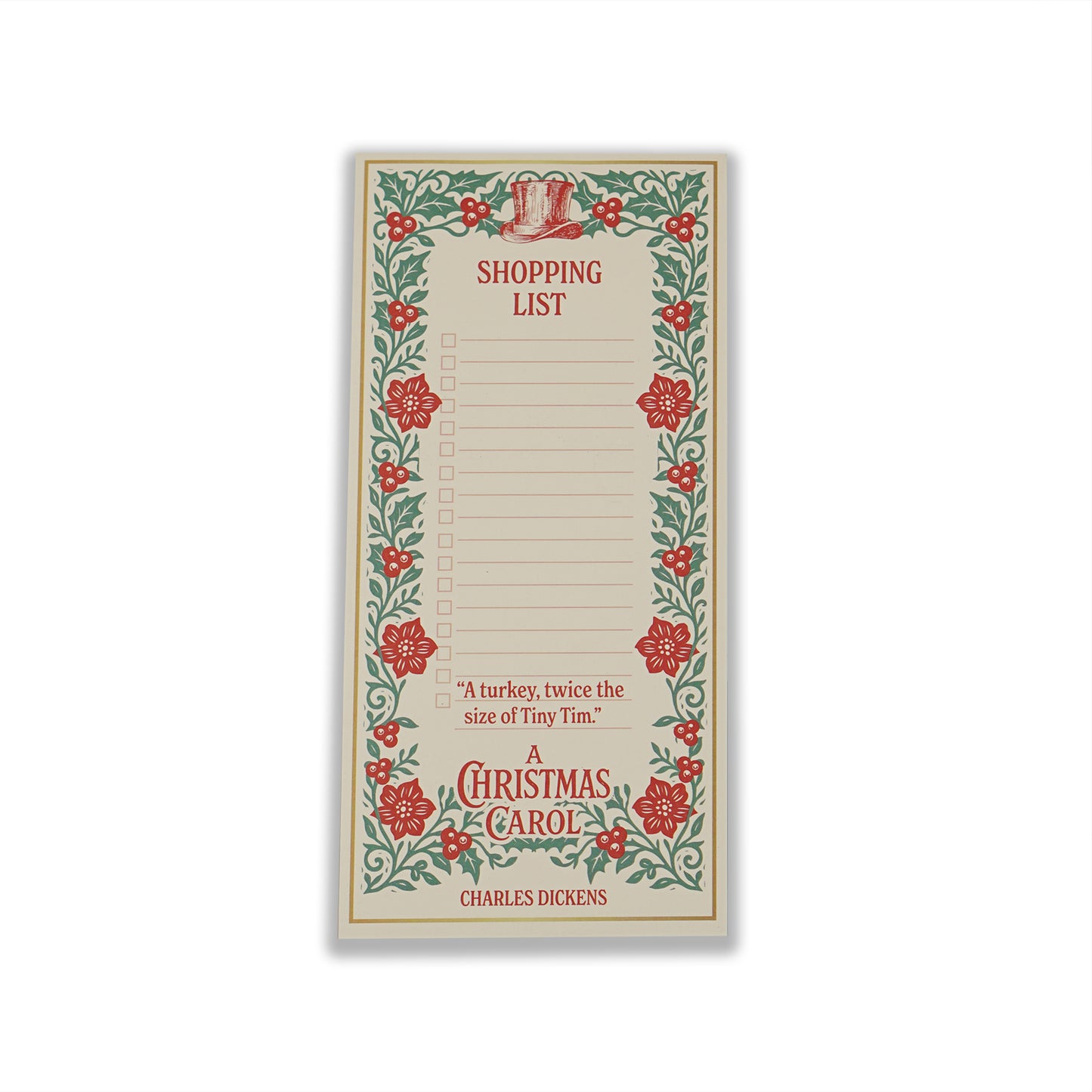 Magnetic Memo Pad - A Christmas Carol