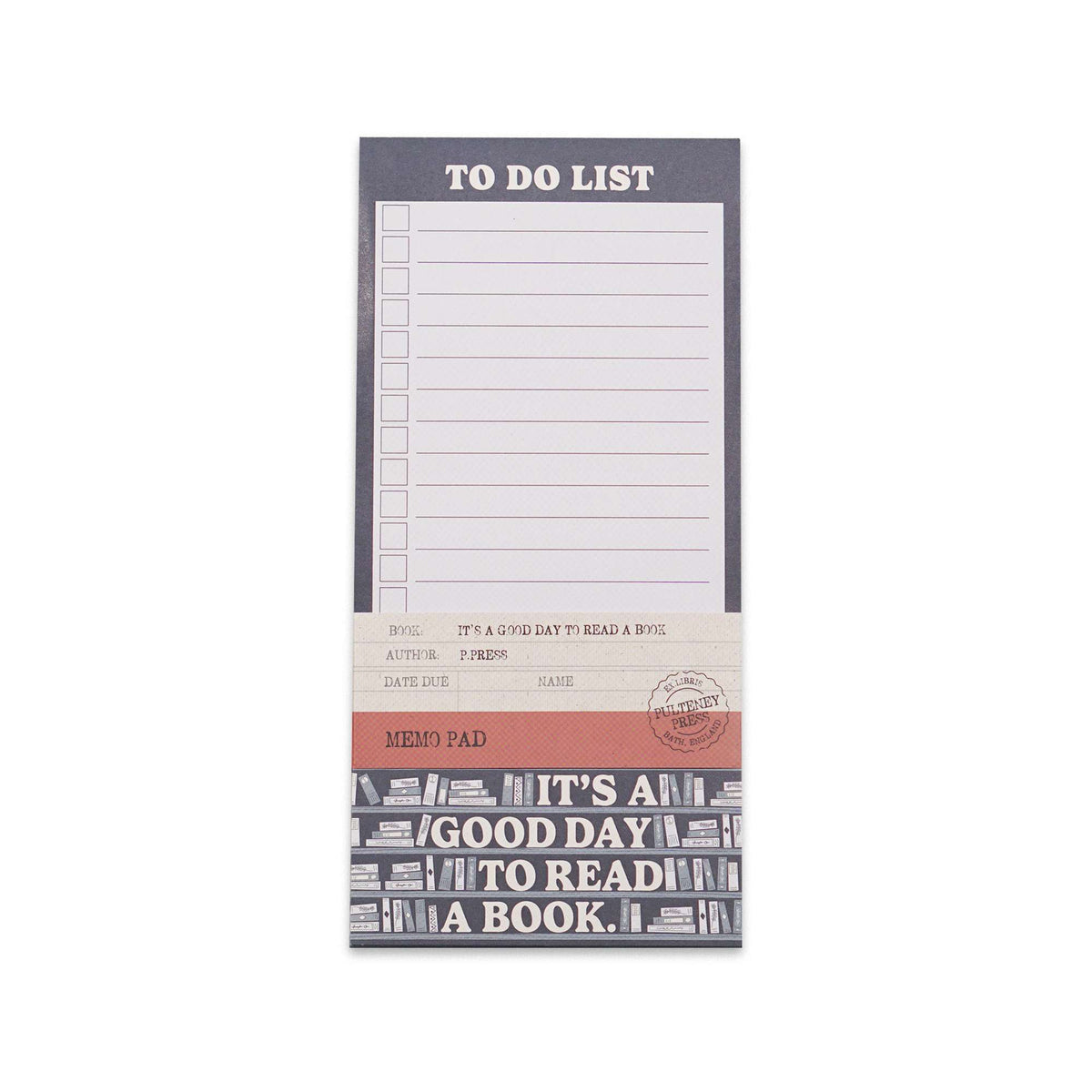 Memo Pad - Its A Good Day To Read A Book