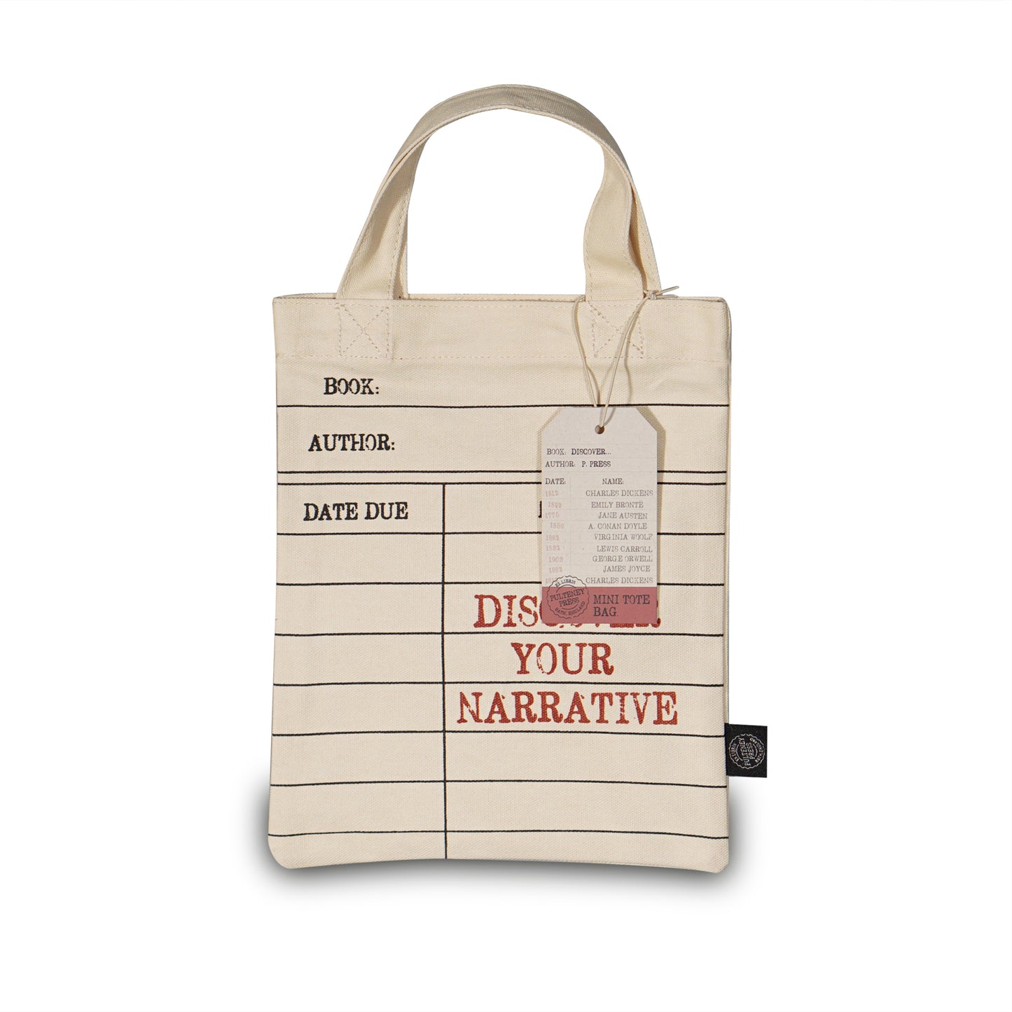 Small Tote Recycled Cotton - Pulteney Press (Discover Your)