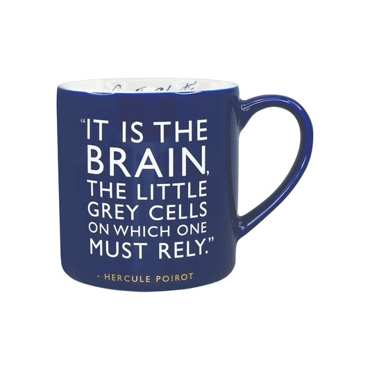 Agatha Christie Little Grey Cells 310ml Ceramic Mug