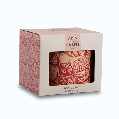 William Morris Strawberry Thief Raspberry 310ml Mug