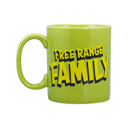 Chicken Run 'Free Range Family' 400ml Mug