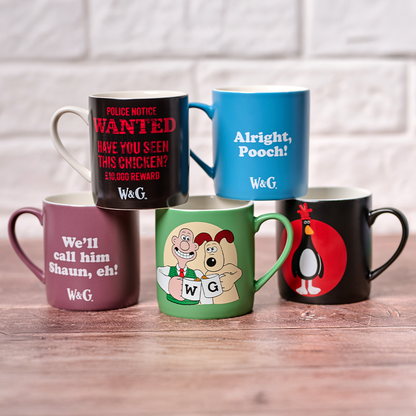 Wallace & Gromit Feathers McGraw Heat Changing 370ml Mug