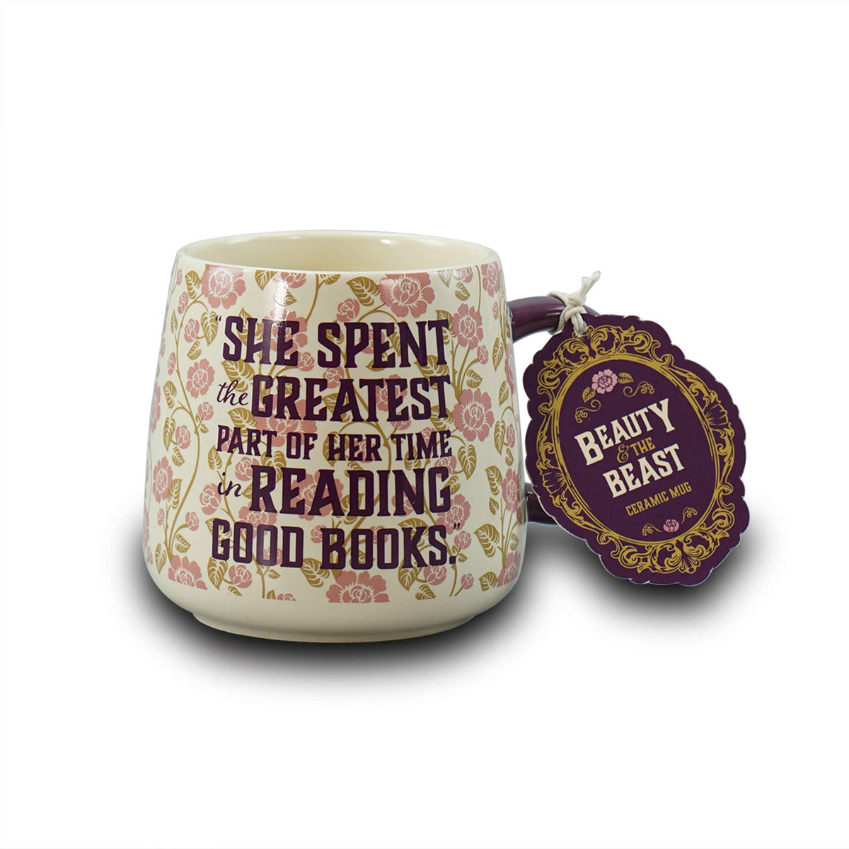 Beauty and the Beast 370ml Oval Stoneware Mug
