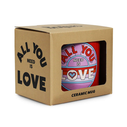 The Beatles All You Need Is Love Stoneware Mug - 310ml