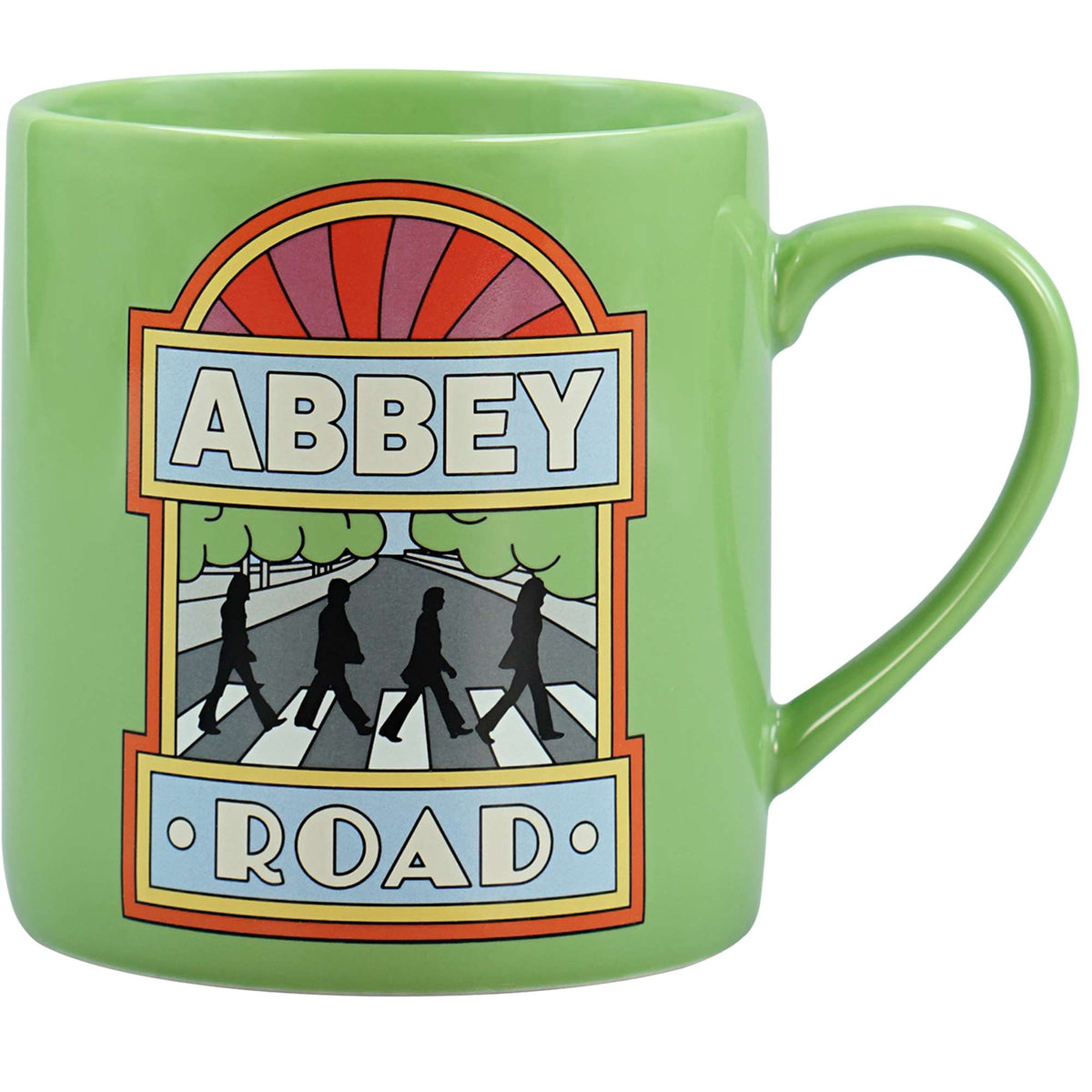 The Beatles Abbey Road Sign Stoneware Mug - 370ml