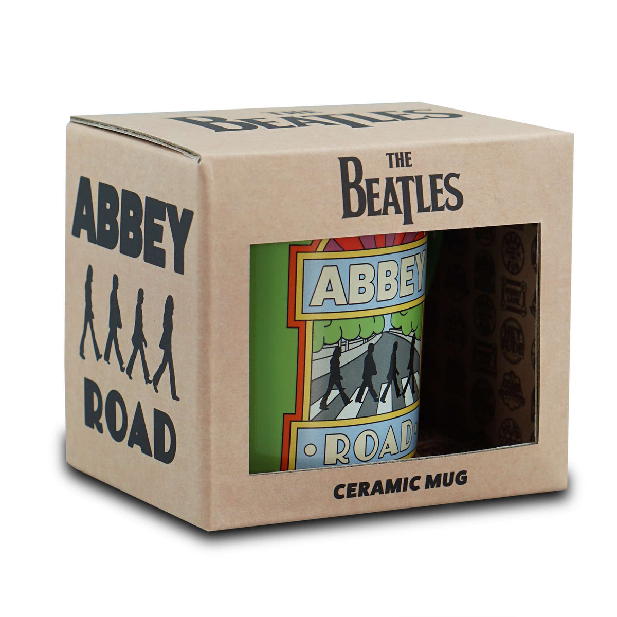 The Beatles Abbey Road Sign Stoneware Mug - 370ml