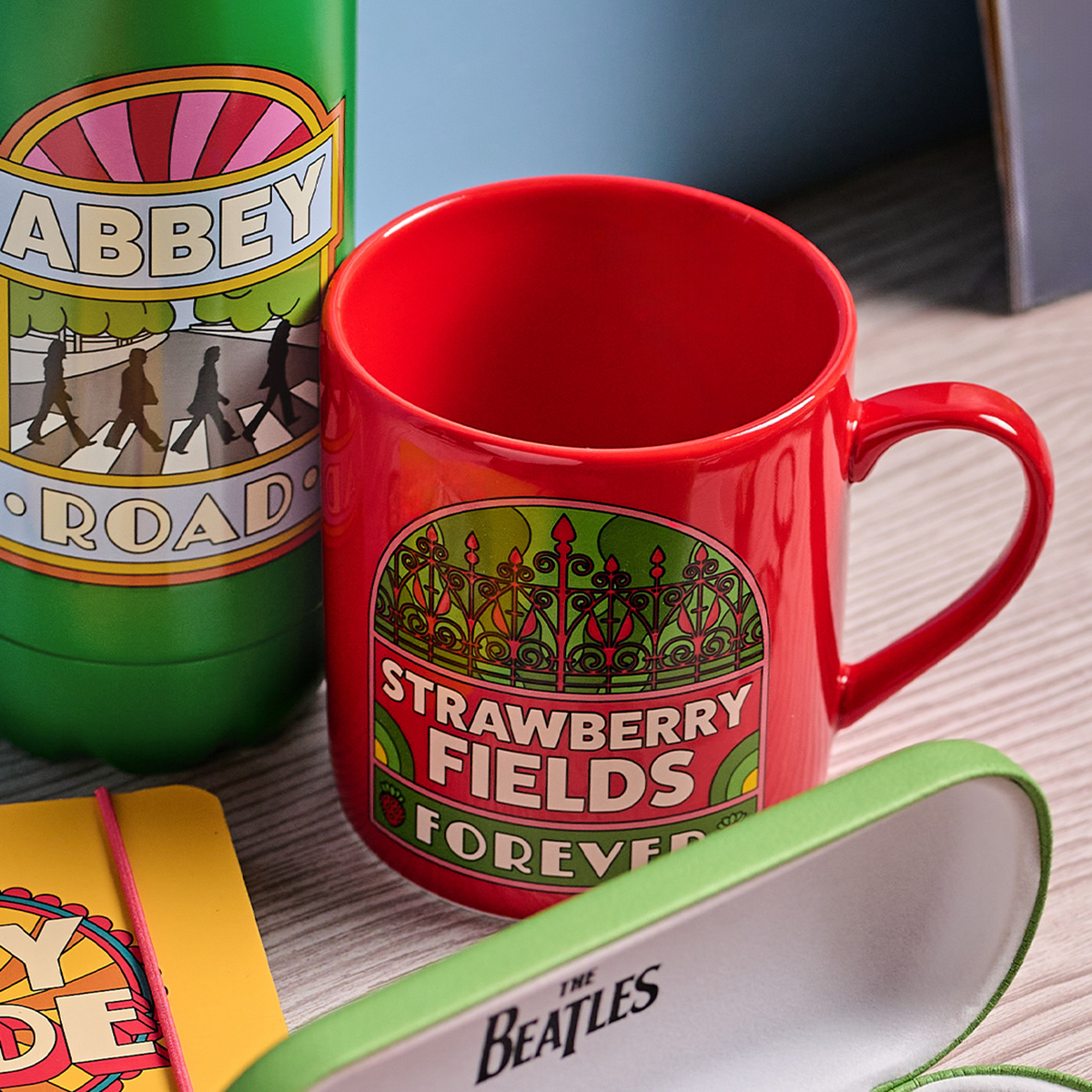 The Beatles Strawberry Fields Forever Stoneware Mug - 370ml
