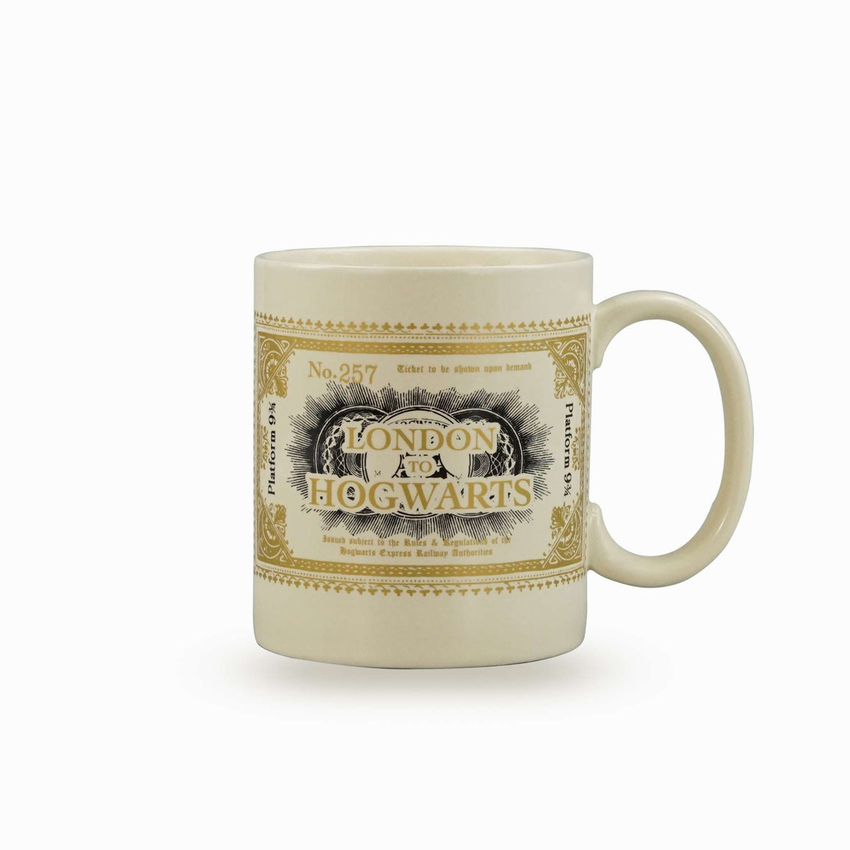 Harry Potter London to Hogwarts Ticket Ceramic Mug - 400ml