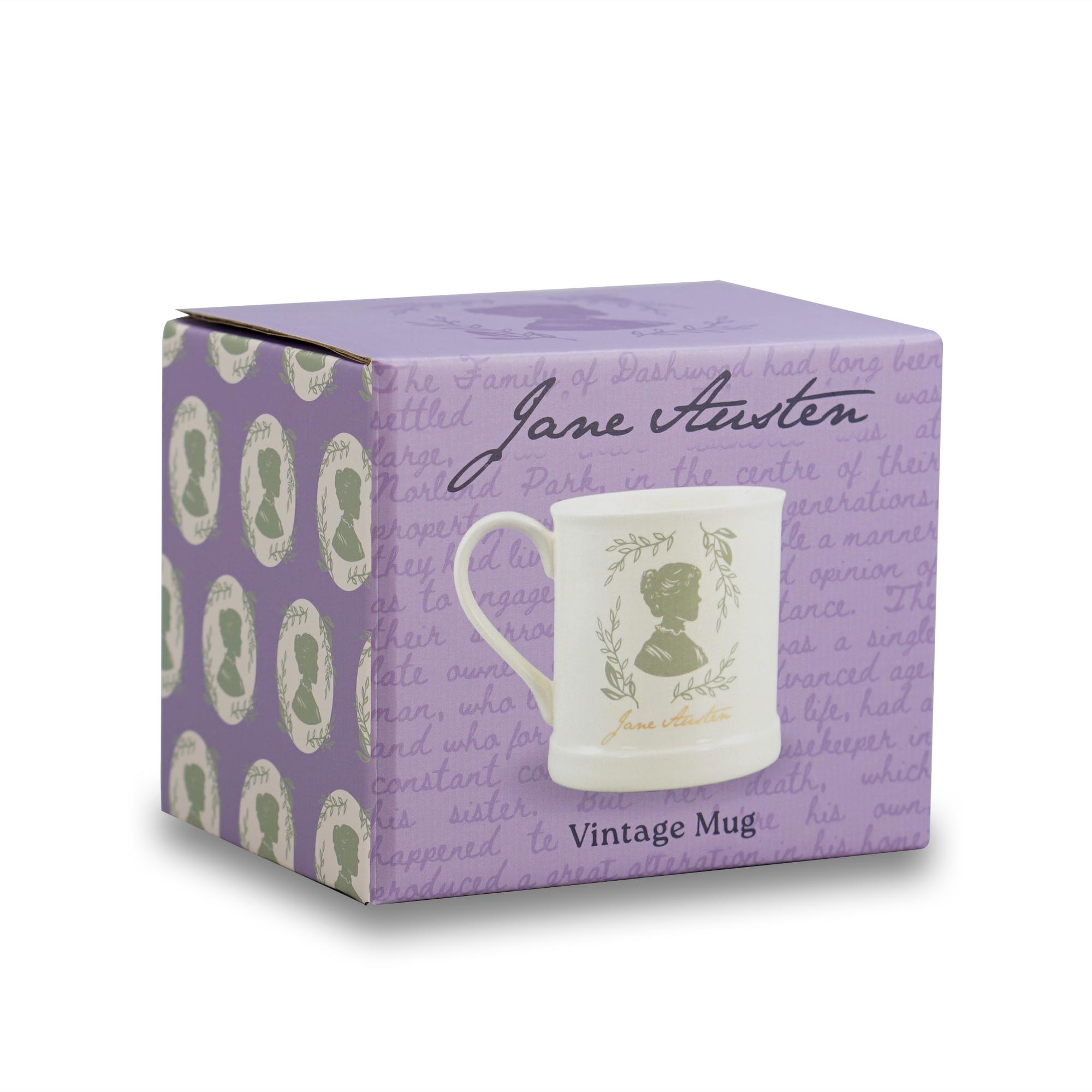 Mug Vintage Shape 375ml Jane Austen (Silhouette)