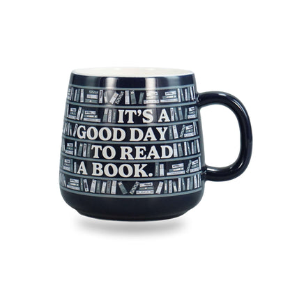 "It's A Good Day To Read A Book" Ceramic Mug - 370ml