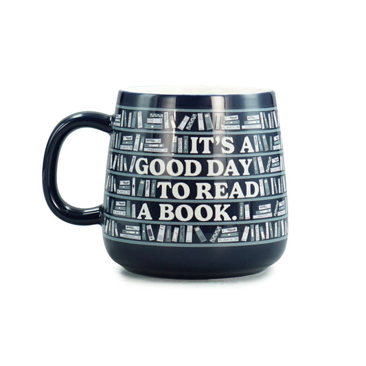 Mug Oval (370ml) - It's A Good Day To Read A Book
