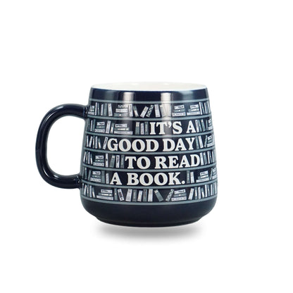 "It's A Good Day To Read A Book" Ceramic Mug - 370ml