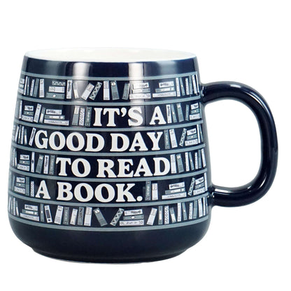 "It's A Good Day To Read A Book" Ceramic Mug - 370ml