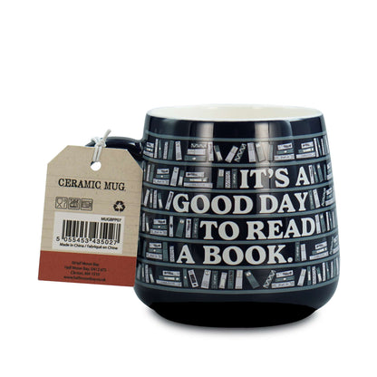 "It's A Good Day To Read A Book" Ceramic Mug - 370ml