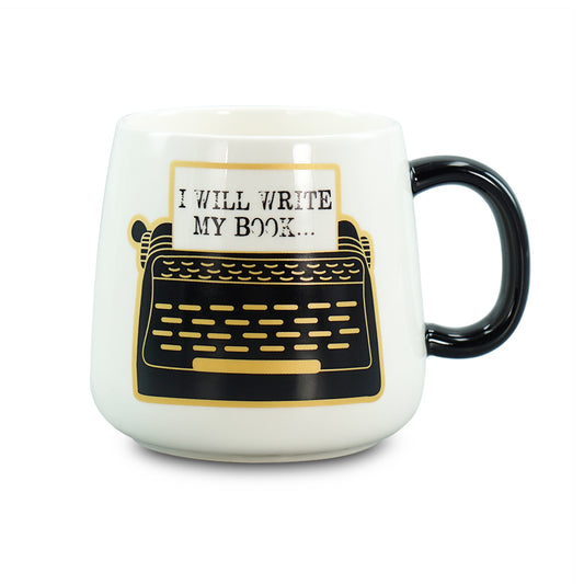 Mug Oval (370ml) - I Will Write My Book