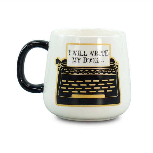 Mug Oval (370ml) - I Will Write My Book
