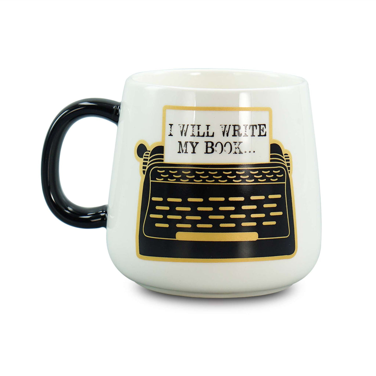 "I Will Write My Book" Stoneware Mug - 370ml