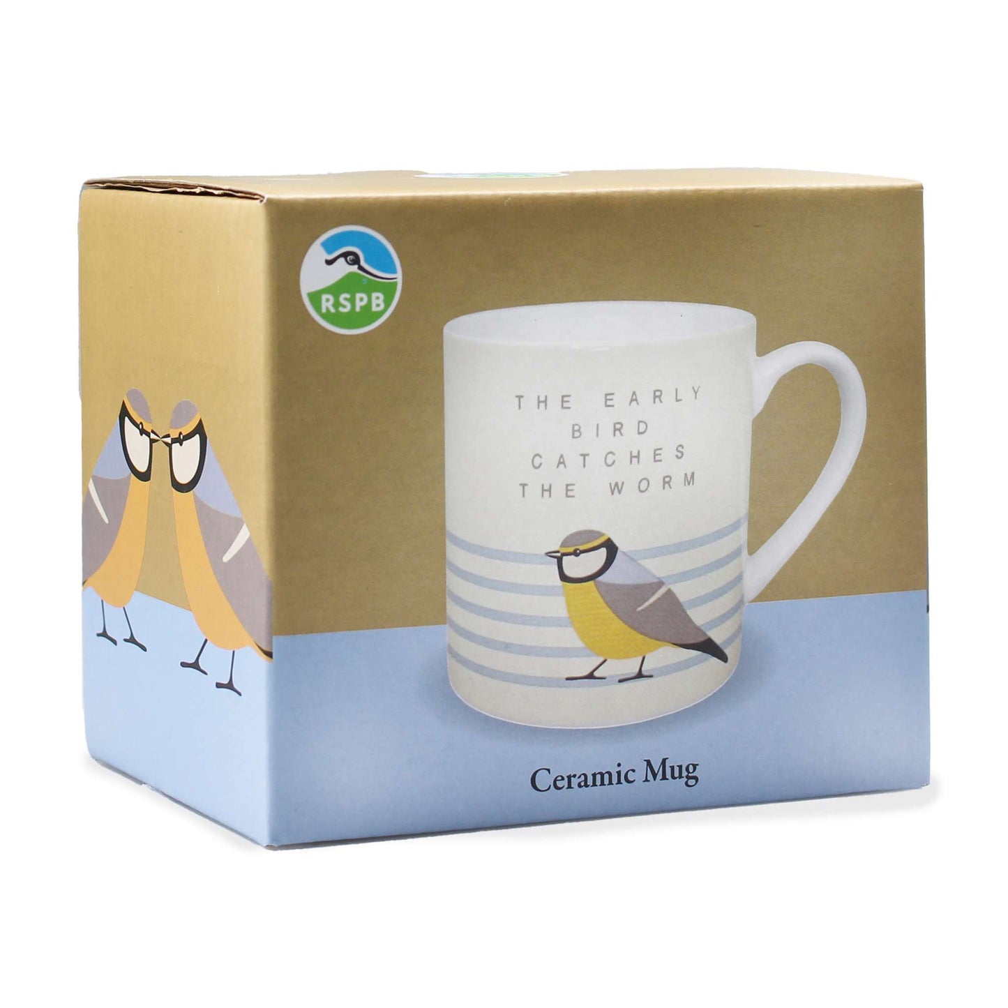 RSPB Free as a Bird Blue Tit Stoneware Mug - 310ml
