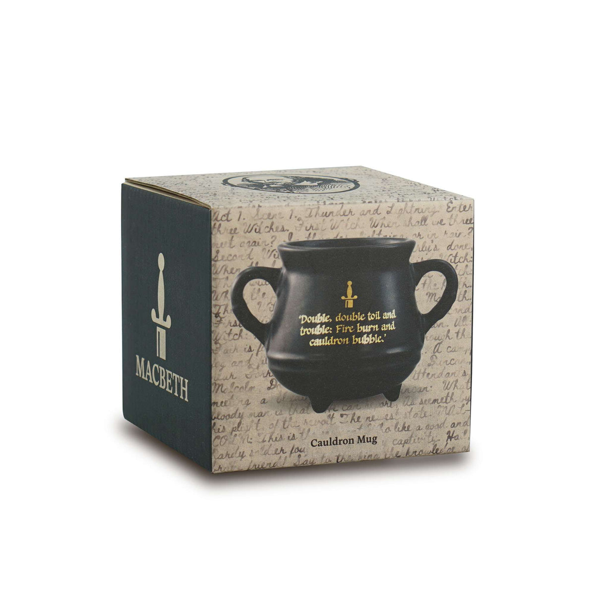 Shakespeare Macbeth Ceramic Cauldron 9cm