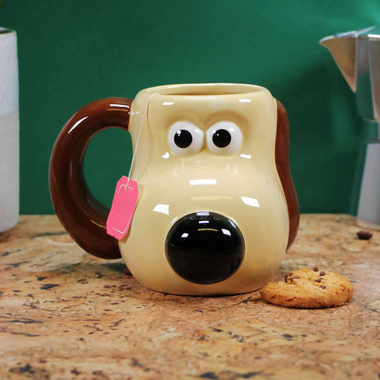Wallace & Gromit Original Gromit Shaped Mug – 500ml