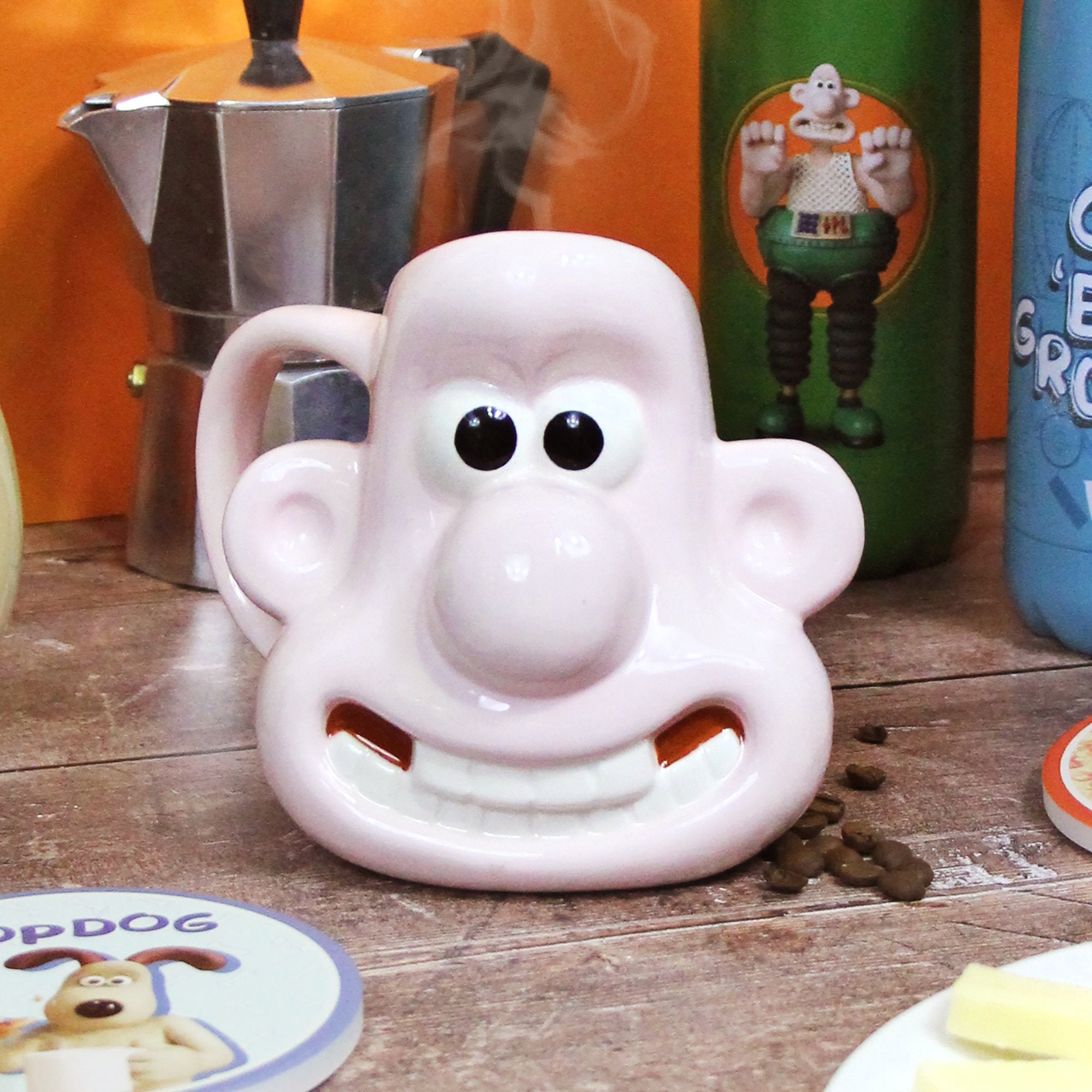 Mug Shaped Boxed - (Wallace & Gromit) Wallace