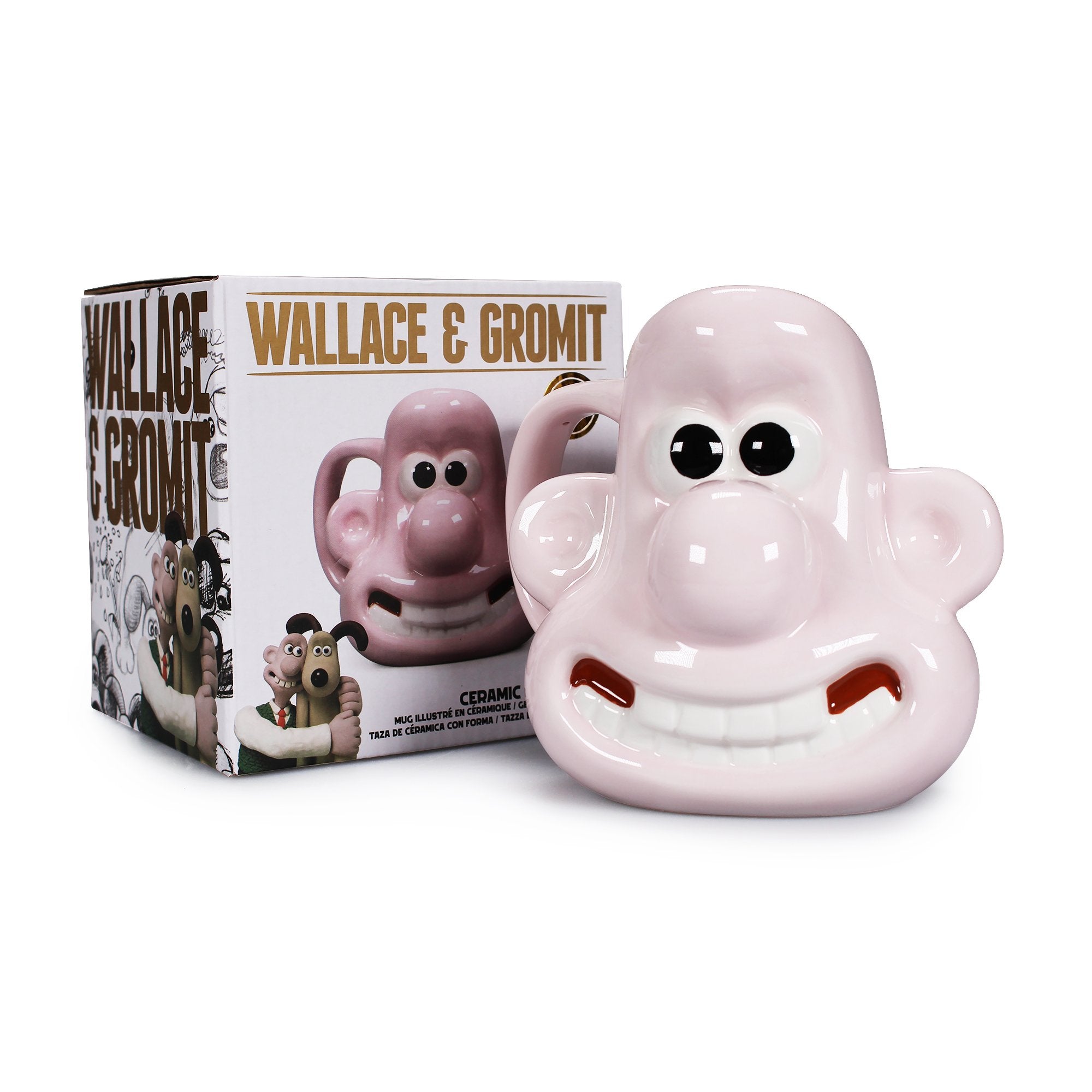 Mug Shaped Boxed - (Wallace & Gromit) Wallace