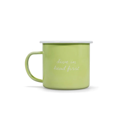 Mug Enamel (500ml) - RSPB (Kingfisher)