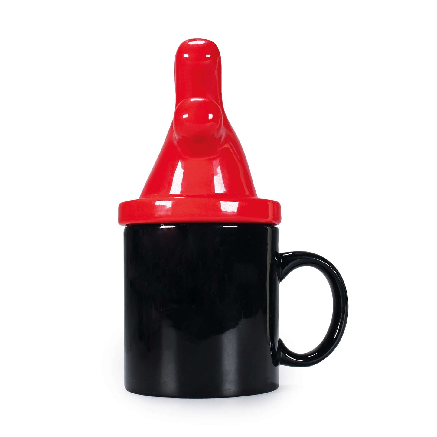 Mug Shaped w/Lid Boxed (340ml) - Wallace & Gromit (Feathers)