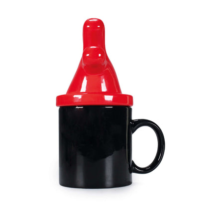 Mug Shaped w/Lid Boxed (340ml) - Wallace & Gromit (Feathers)