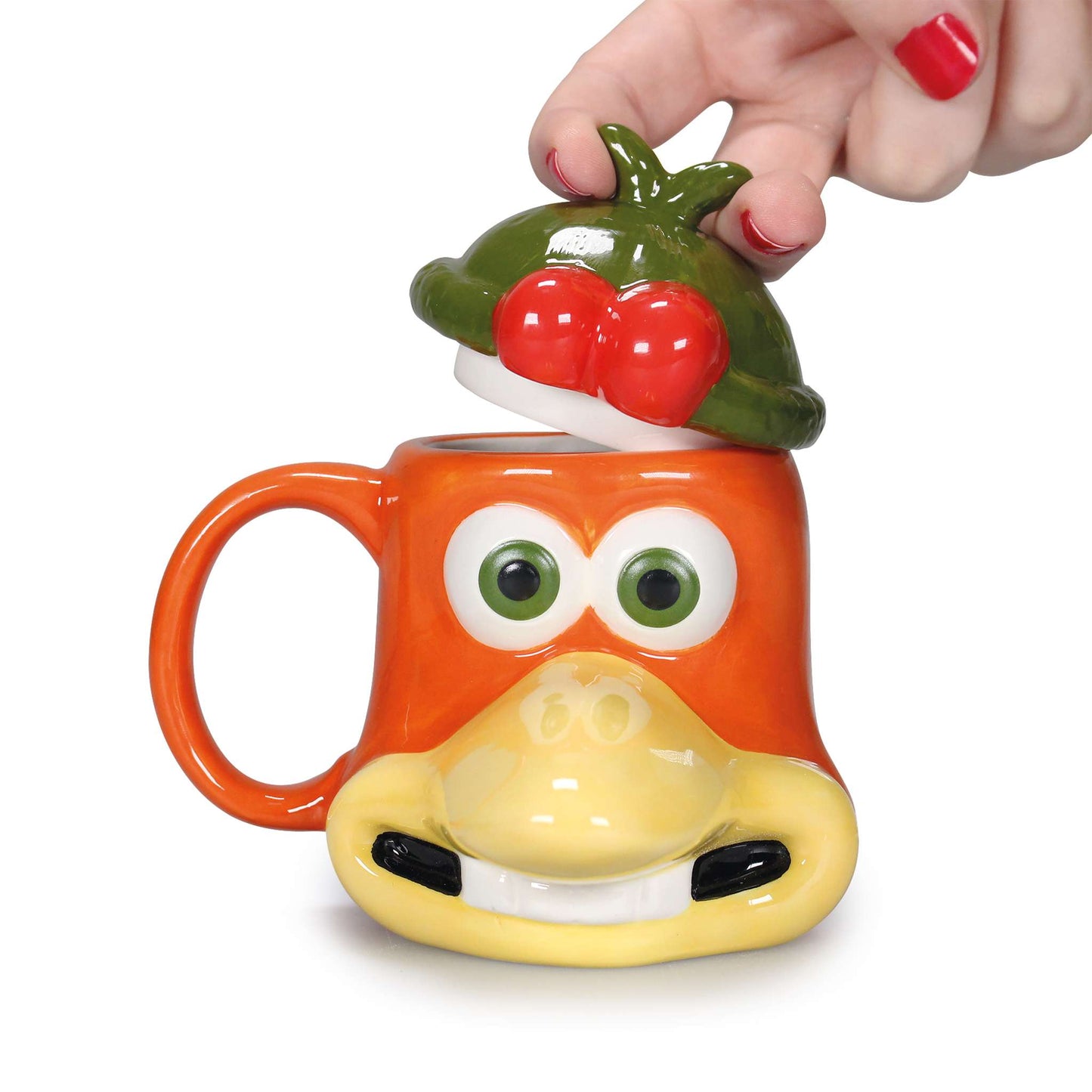 Chicken Run 'Ginger' 300ml Mug Shaped with Lid