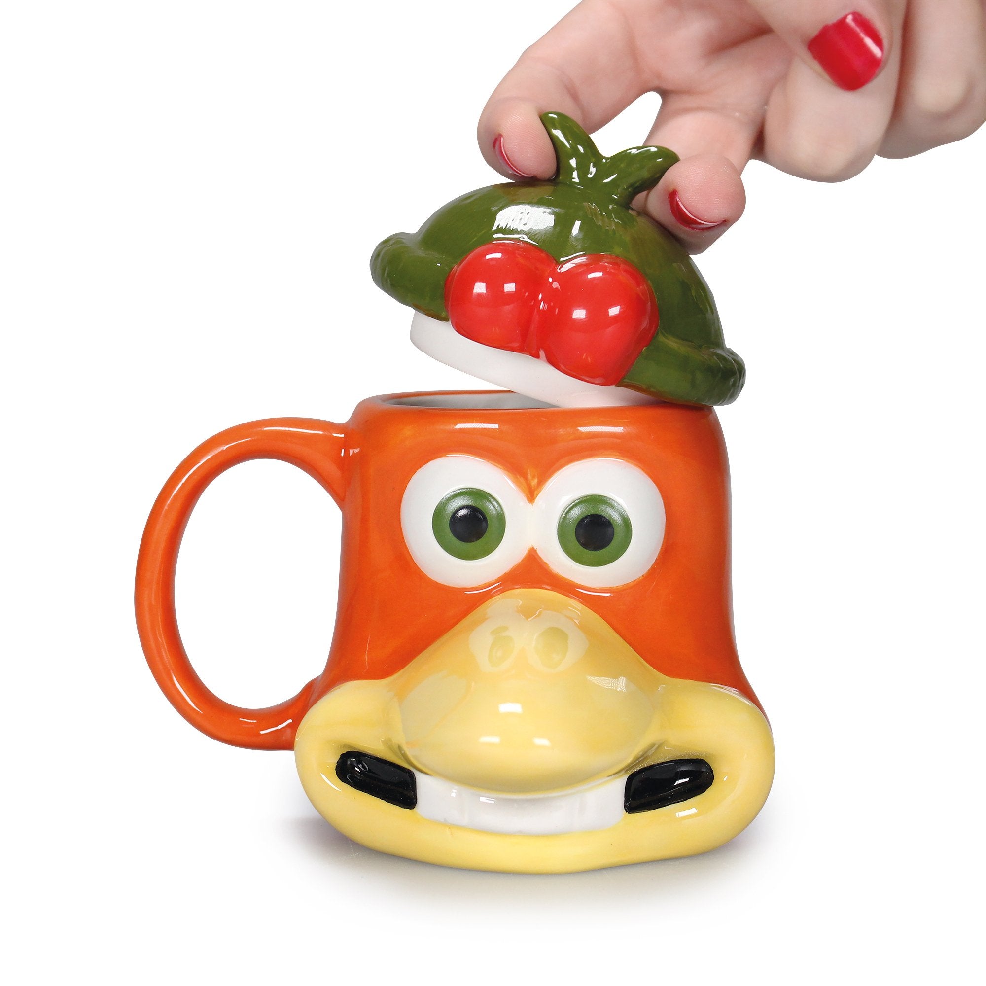 Mug Shaped w/Lid Boxed (300ml) - Chicken Run (Ginger)