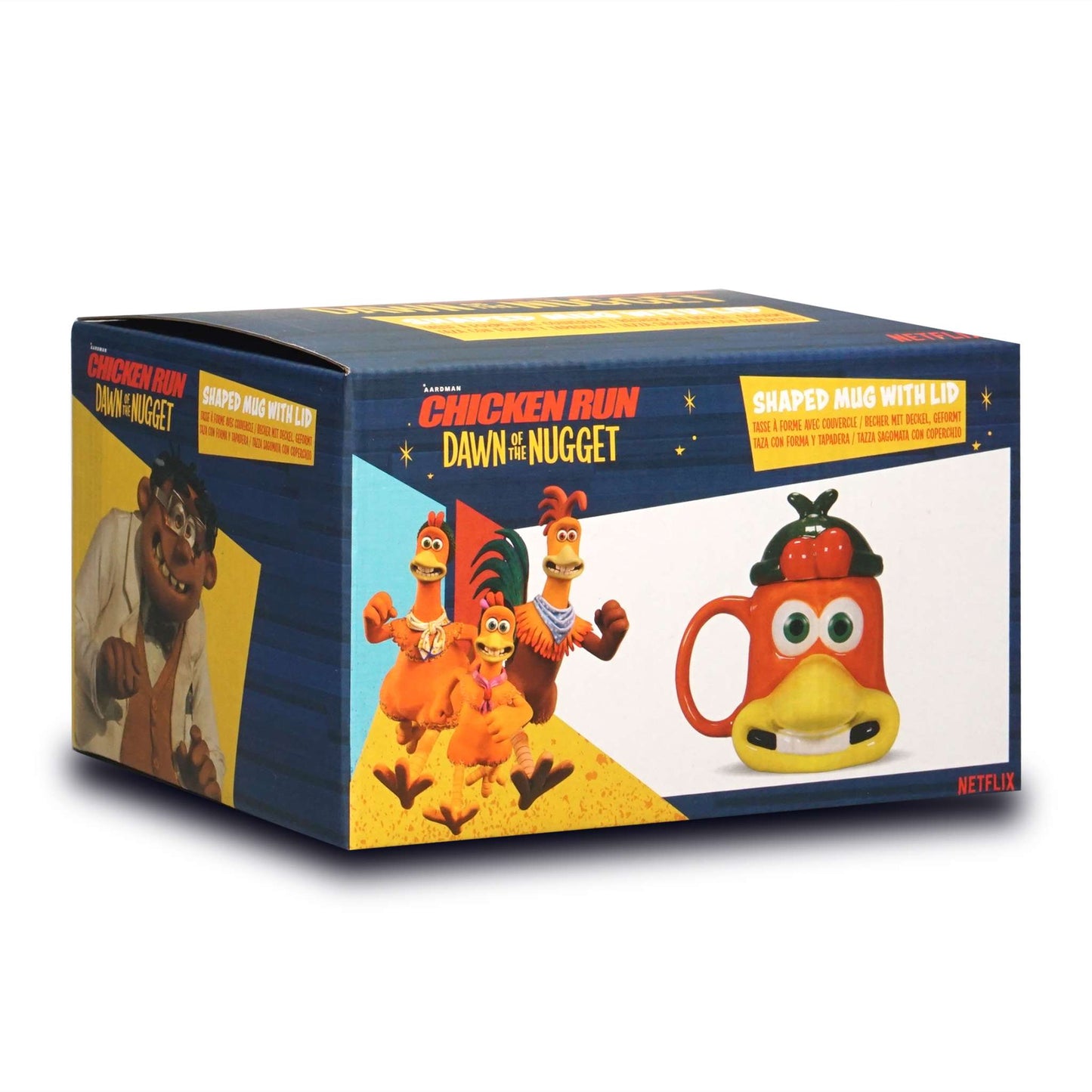 Chicken Run 'Ginger' 300ml Mug Shaped with Lid