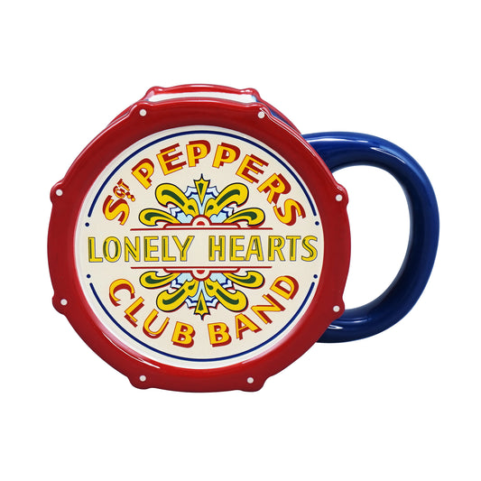 The Beatles Sgt. Pepper Drumhead 250ml Shaped Mug
