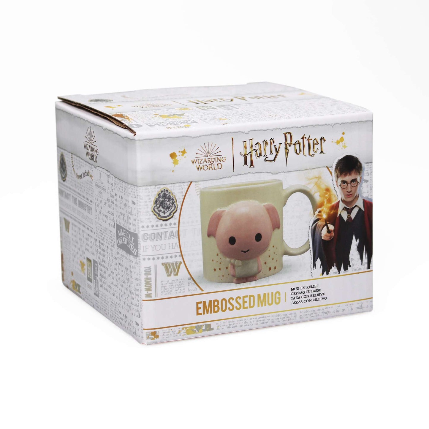 Mug Boxed Embossed (350ml) - Harry Potter Kawaii (Dobby)