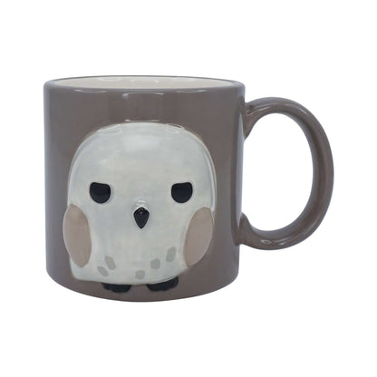 Harry Potter Kawaii Hedwig Embossed Ceramic Mug - 350ml