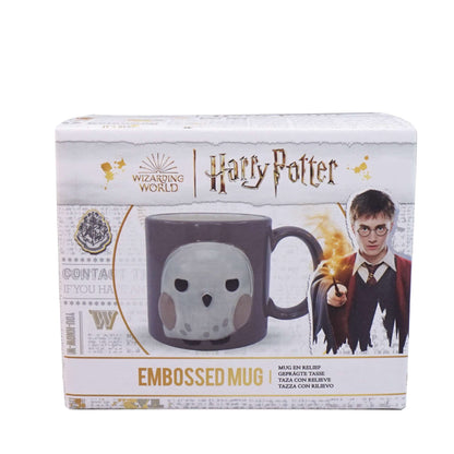 Harry Potter Kawaii Hedwig Embossed Ceramic Mug - 350ml