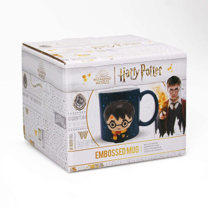 Harry Potter Kawaii Harry Embossed Ceramic Mug - 350ml
