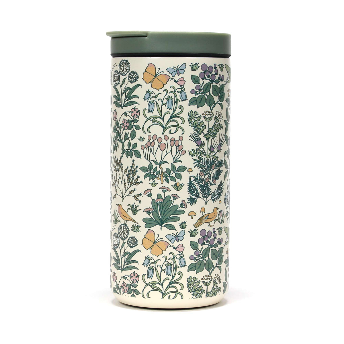 Travel Mug Metal (350ml) - ACS Voysey (Apothecary's Garden)