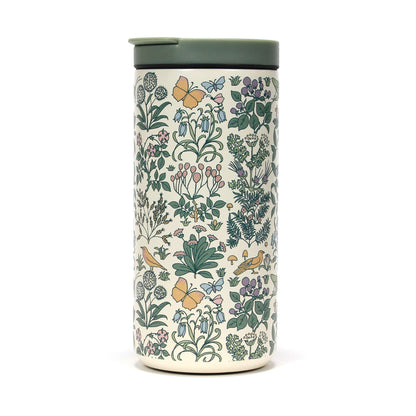 Travel Mug Metal (350ml) - ACS Voysey (Apothecary's Garden)