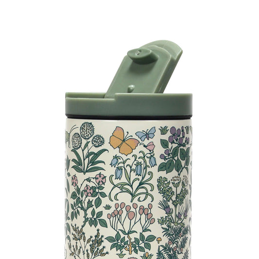 Travel Mug Metal (350ml) - ACS Voysey (Apothecary's Garden)