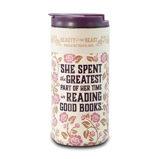 Beauty & the Beast 350ml Stainless Steel Double walled Travel Mug