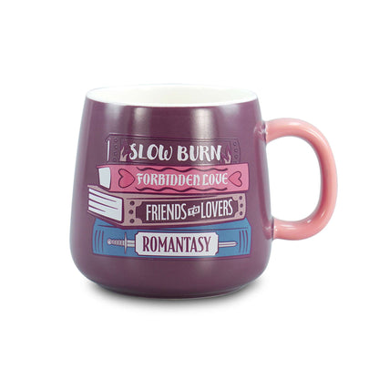 Romantasy 370ml Stacked Books Ceramic Mug
