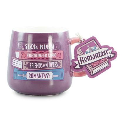 Romantasy 370ml Stacked Books Ceramic Mug