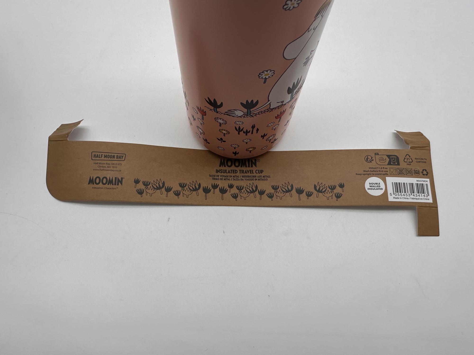 Travel Mug Metal (350ml) - Moomin (Hug)