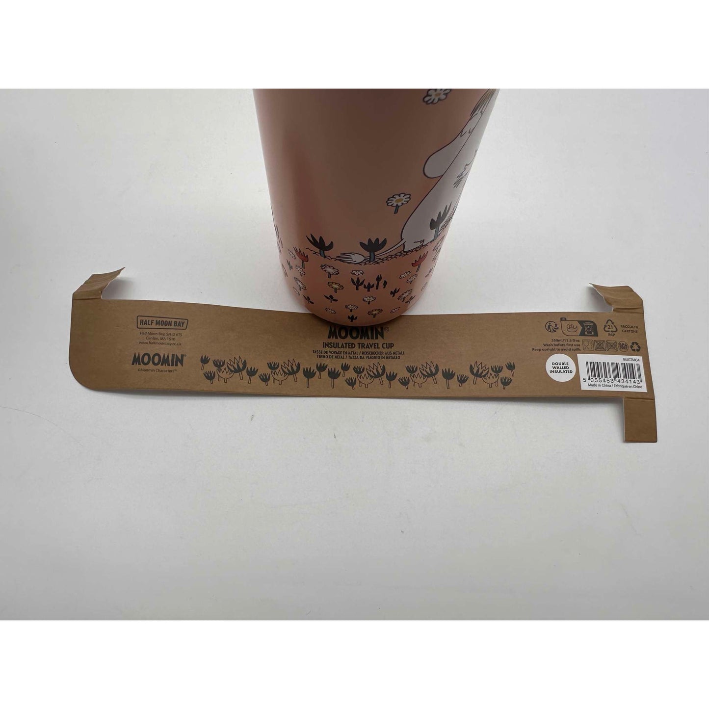 Travel Mug Metal (350ml) - Moomin (Hug)
