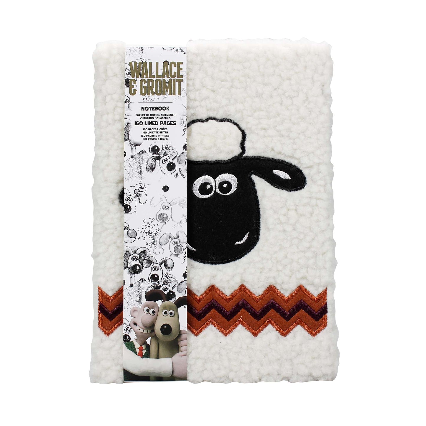 Shaun the Sheep A5 Plush Cover Notebook