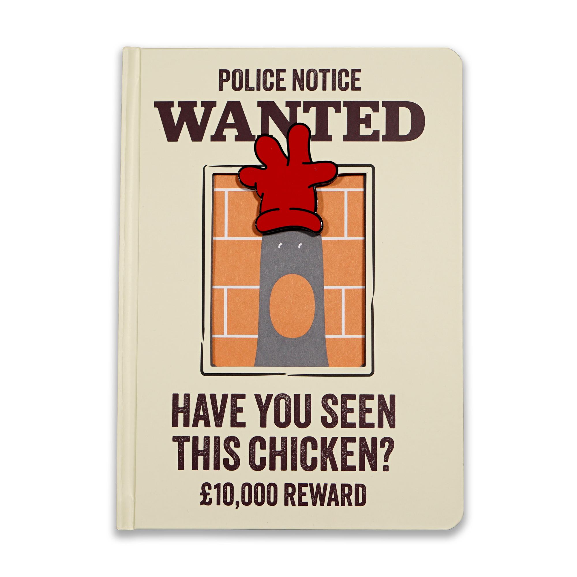 A5 Nbook (Hcover/Diecut Reveal) -Wallace & Gromit (Feathers)