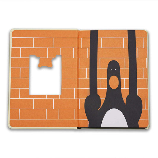 Wallace & Gromit Feathers McGraw A5 Notebook with Hardcover & Diecut Reveal