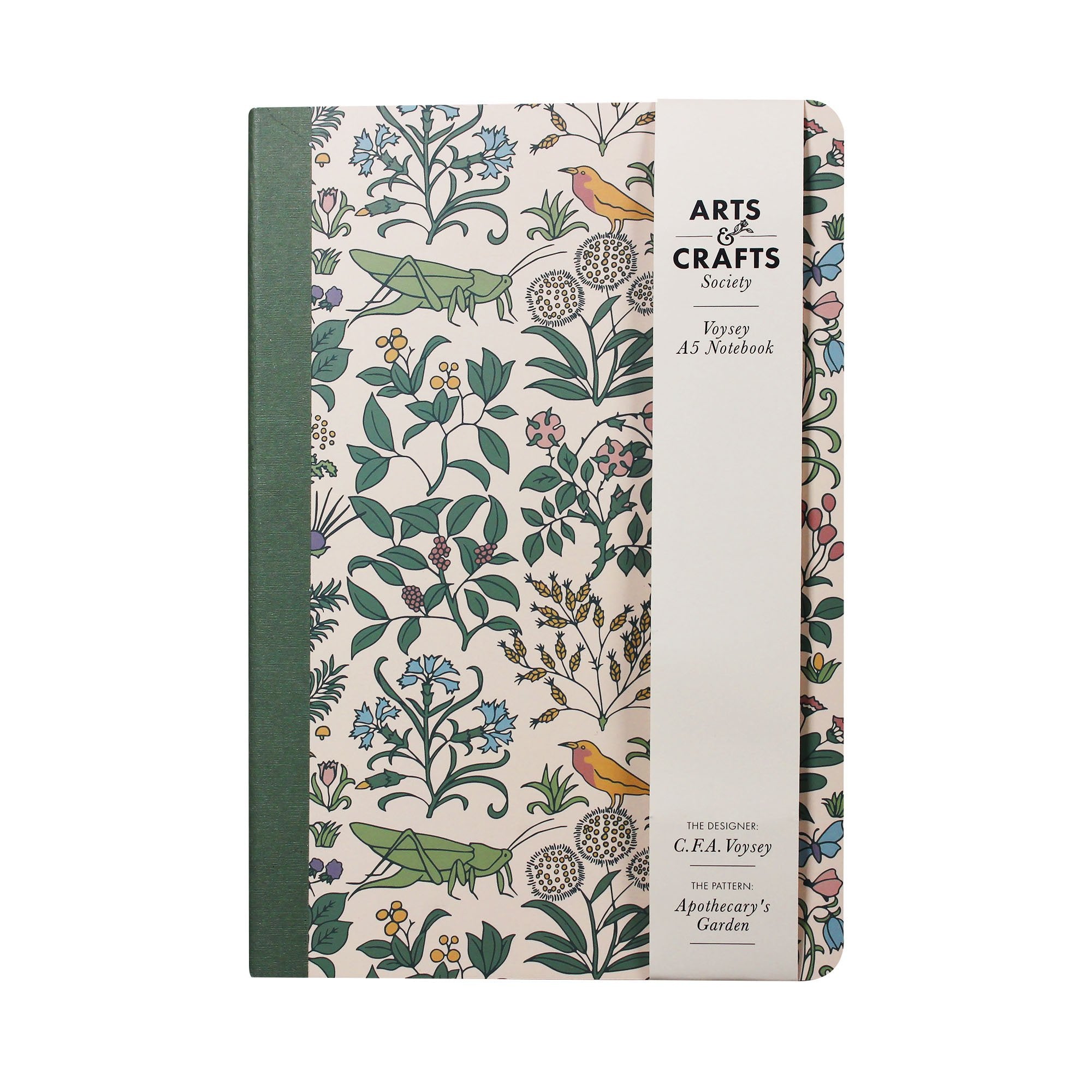 A5 Notebook (Softcover) - ACS Voysey (Apothecary's Garden)